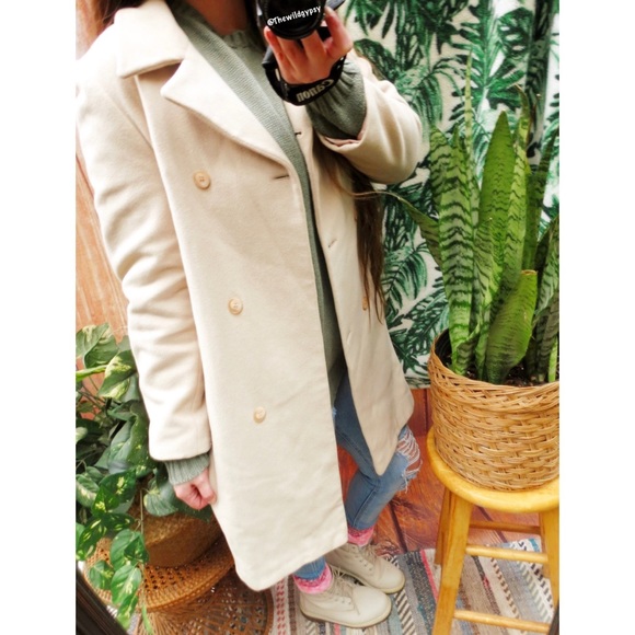 Vintage etam ultra warm thick cozy trench coat π - Picture 4 of 8